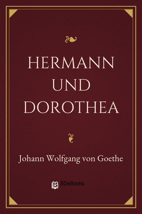 Buchcover: Hermann und Dorothea von Johann Wolfgang von Goethe