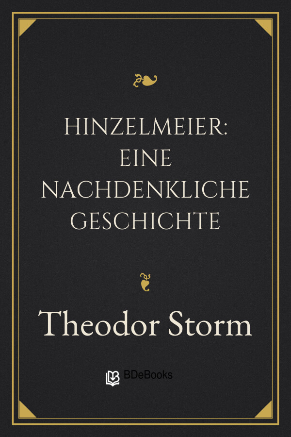 Buchcover: Hinzelmeier: eine nachdenkliche Geschichte von Theodor Storm