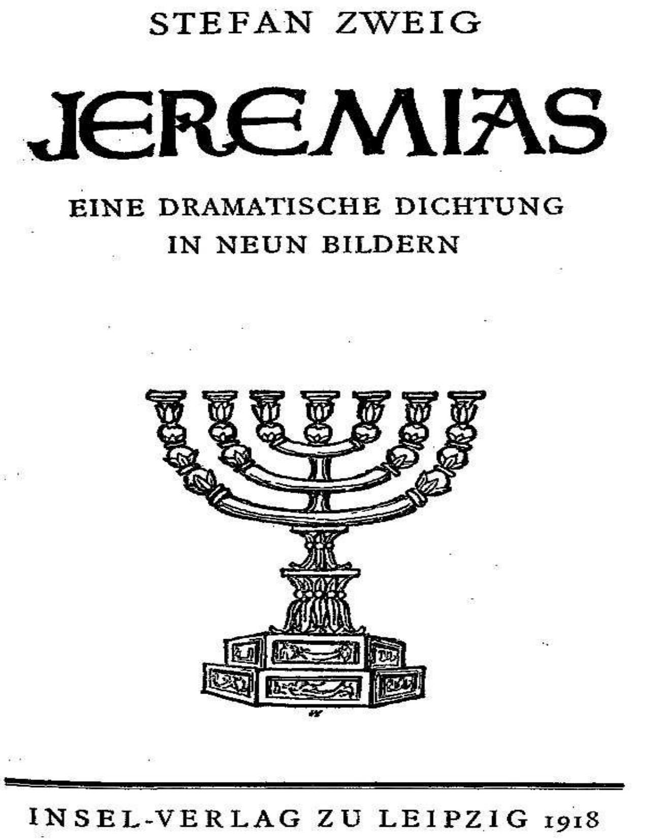 Buchcover: Jeremias von Stefan Zweig