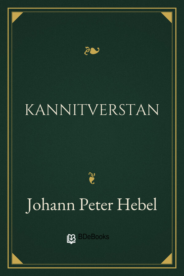 Buchcover: Kannitverstan von Johann Peter Hebel