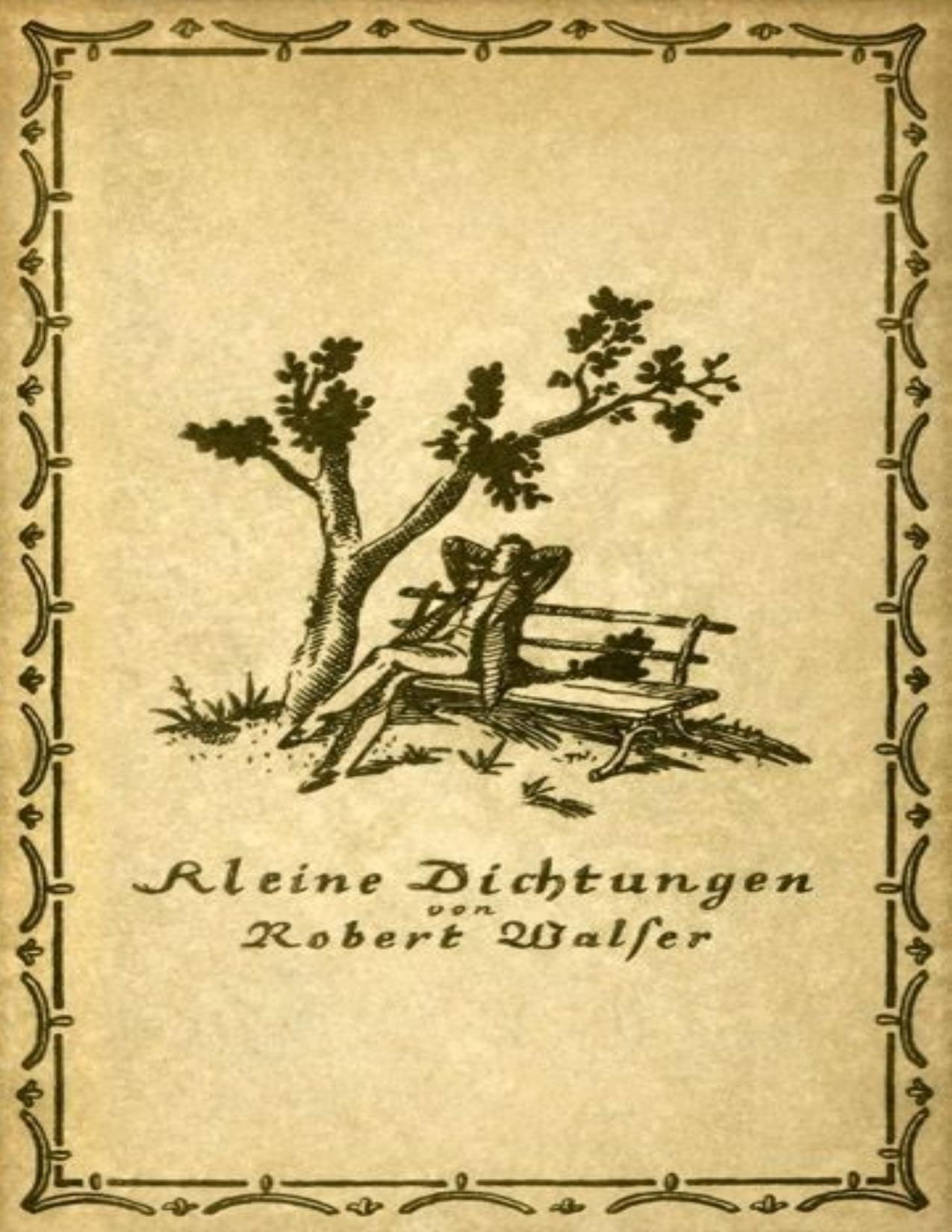 Buchcover: Kleine Dichtungen von Robert Walser