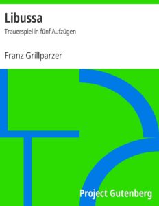 Libussa by Franz Grillparzer, book cover