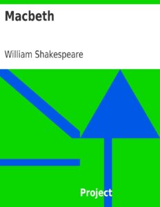 Macbeth by William Shakespeare, book cover