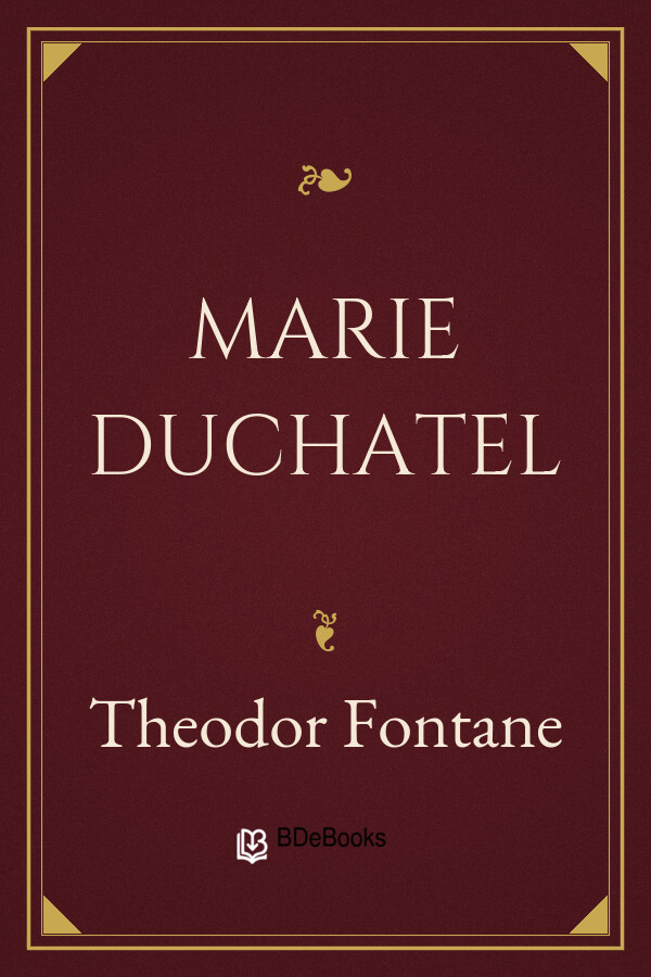 Buchcover: Marie Duchatel von Theodor Fontane