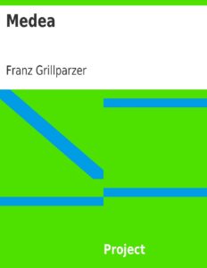Medea by Franz Grillparzer, book cover