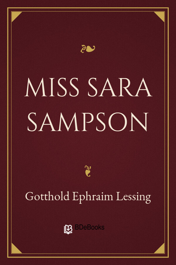 Buchcover: Miss Sara Sampson von Gotthold Ephraim Lessing