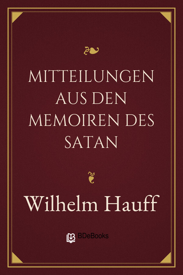 Buchcover: Mitteilungen aus den Memoiren des Satan von Wilhelm Hauff