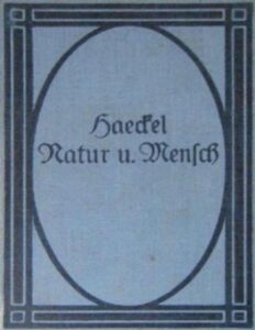 Natur und Mensch by Ernst Haeckel, book cover
