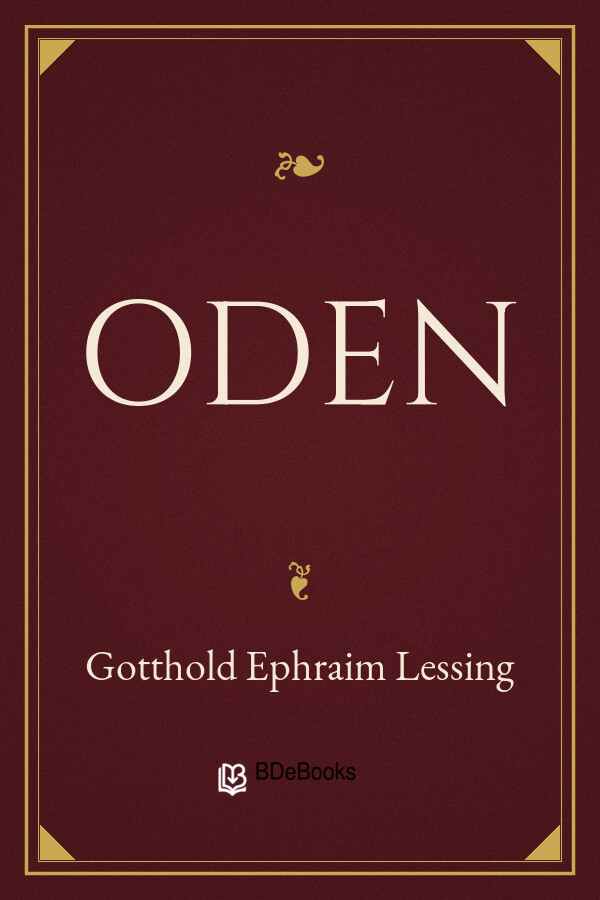 Buchcover: Oden von Gotthold Ephraim Lessing