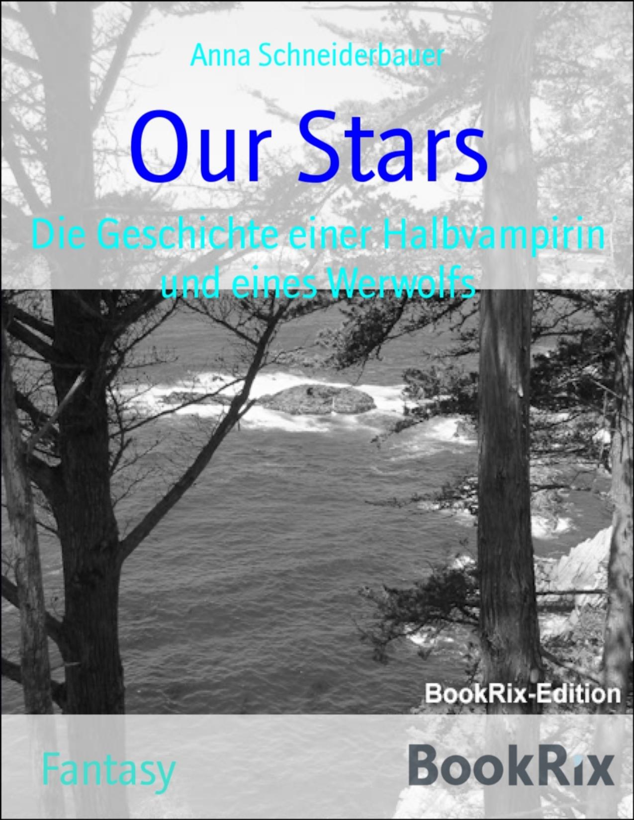 Buchcover: Our Stars, Die Geschichte einer Halbvampirin und eines Werwolfs von Anna Schneiderbauer