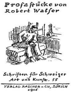 Prosastücke by Robert Walser, book cover