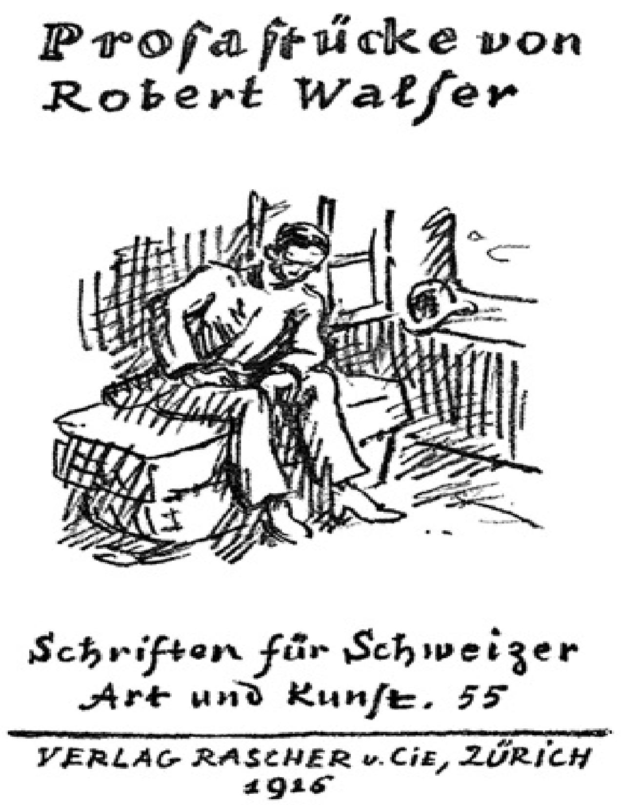 Buchcover: Prosastücke von Robert Walser