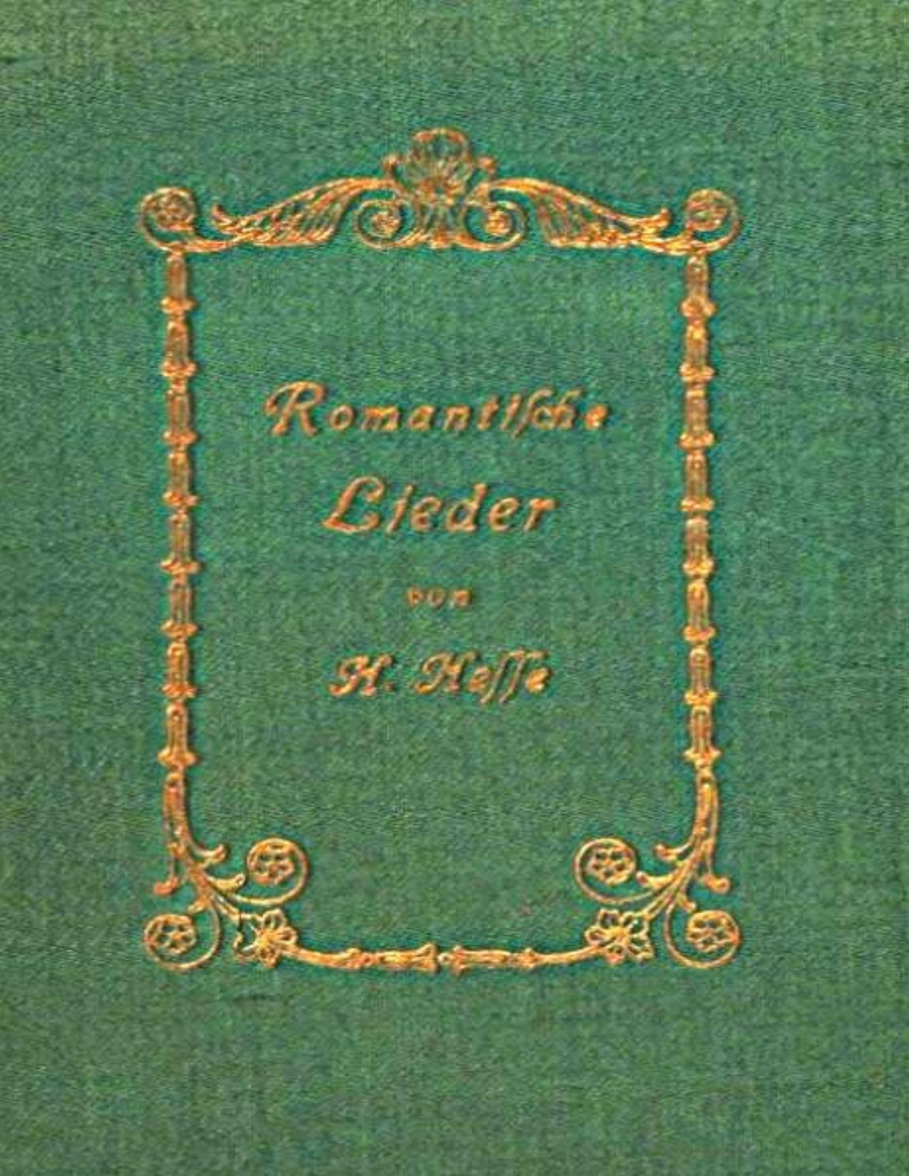 Buchcover: Romantische Lieder von Hermann Hesse