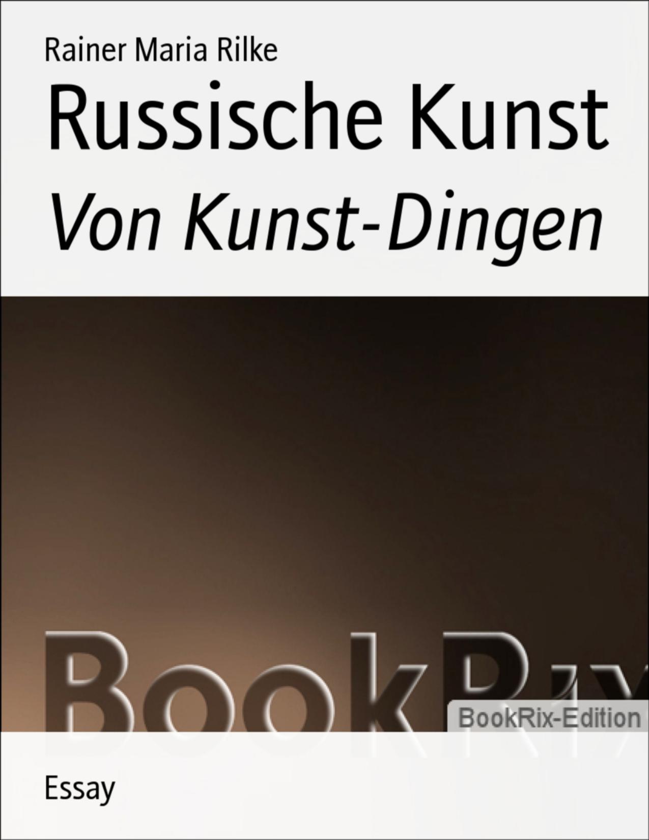 Buchcover: Russische Kunst von Rainer Maria Rilke