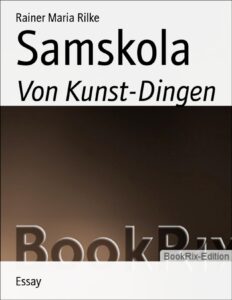 Samskola by Rainer Maria Rilke, book cover