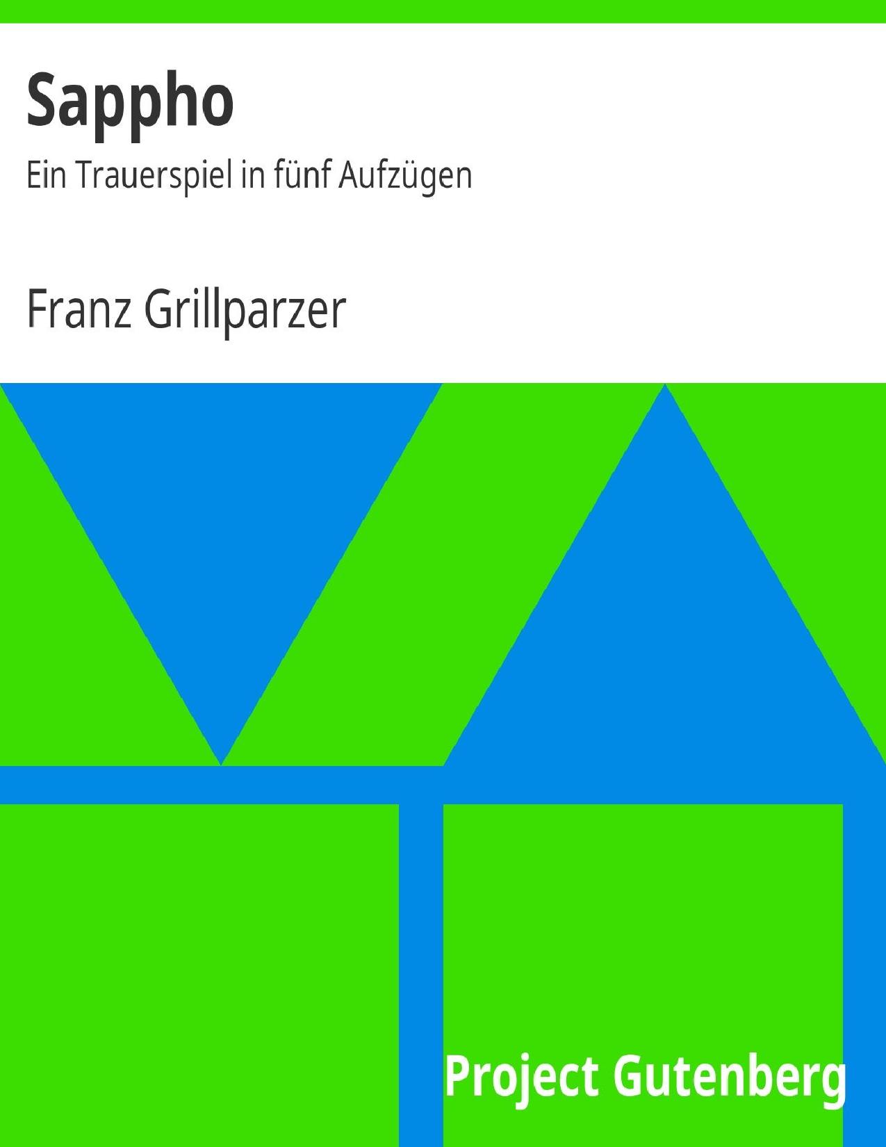 Buchcover: Sappho von Franz Grillparzer