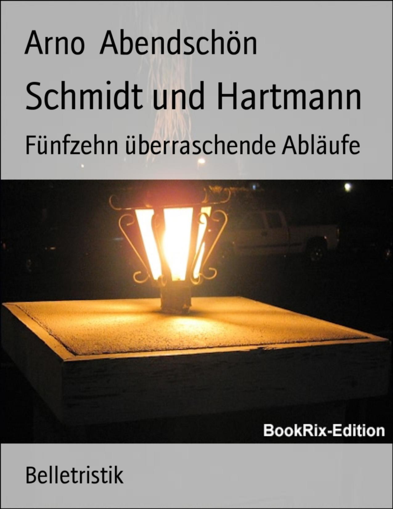 Buchcover: Schmidt und Hartmann, Fünfzehn überraschende Abläufe von Arno Abendschön