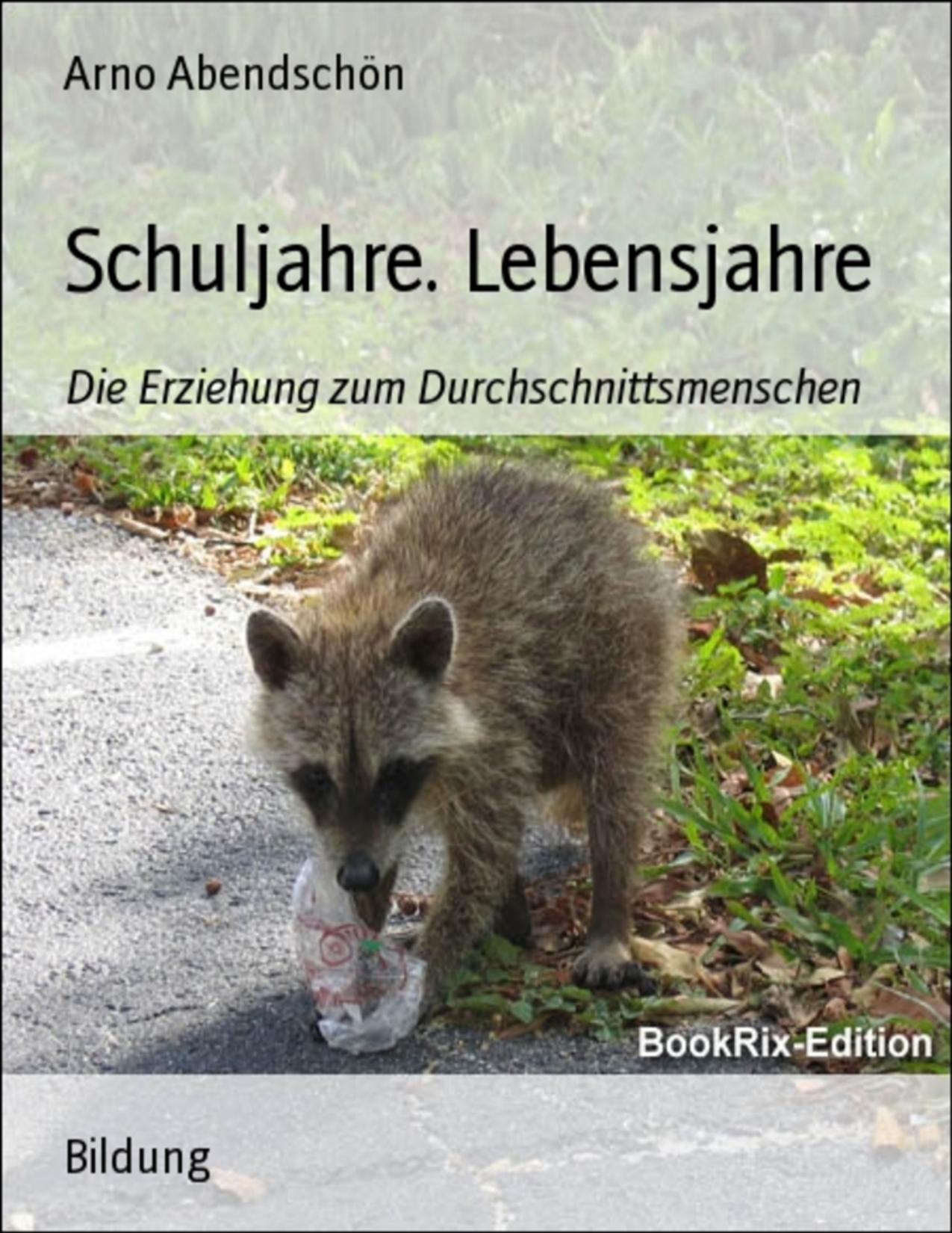 Buchcover: Schuljahre. Lebensjahre, Die Erziehung zum Durchschnittsmenschen von Arno Abendschön