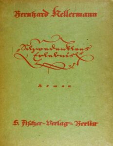 Schwedenklees Erlebnis by Bernhard Kellermann, book cover