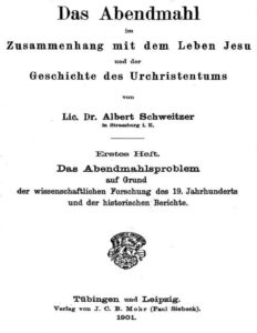 Das Abendmahl im Zusammenhang mit dem Leben Jesu, Erstes Heft, Das Abendmahlsproblem by Albert Schweitzer, book cover