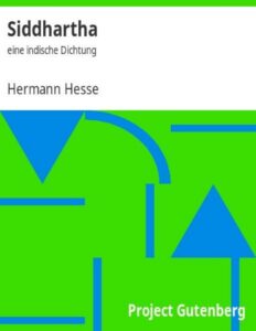 Siddhartha, eine indische Dichtung by Hermann Hesse, book cover