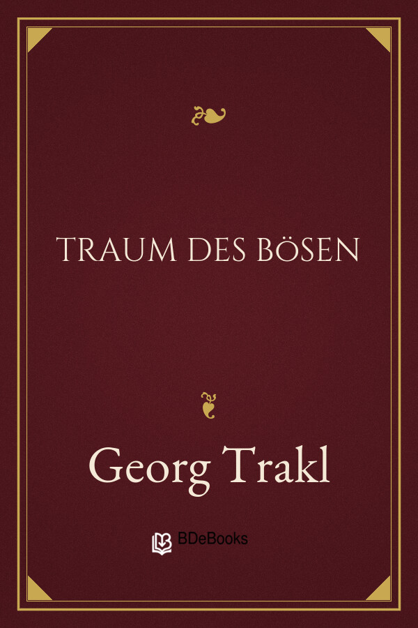 Buchcover: Traum des Bösen von Georg Trakl