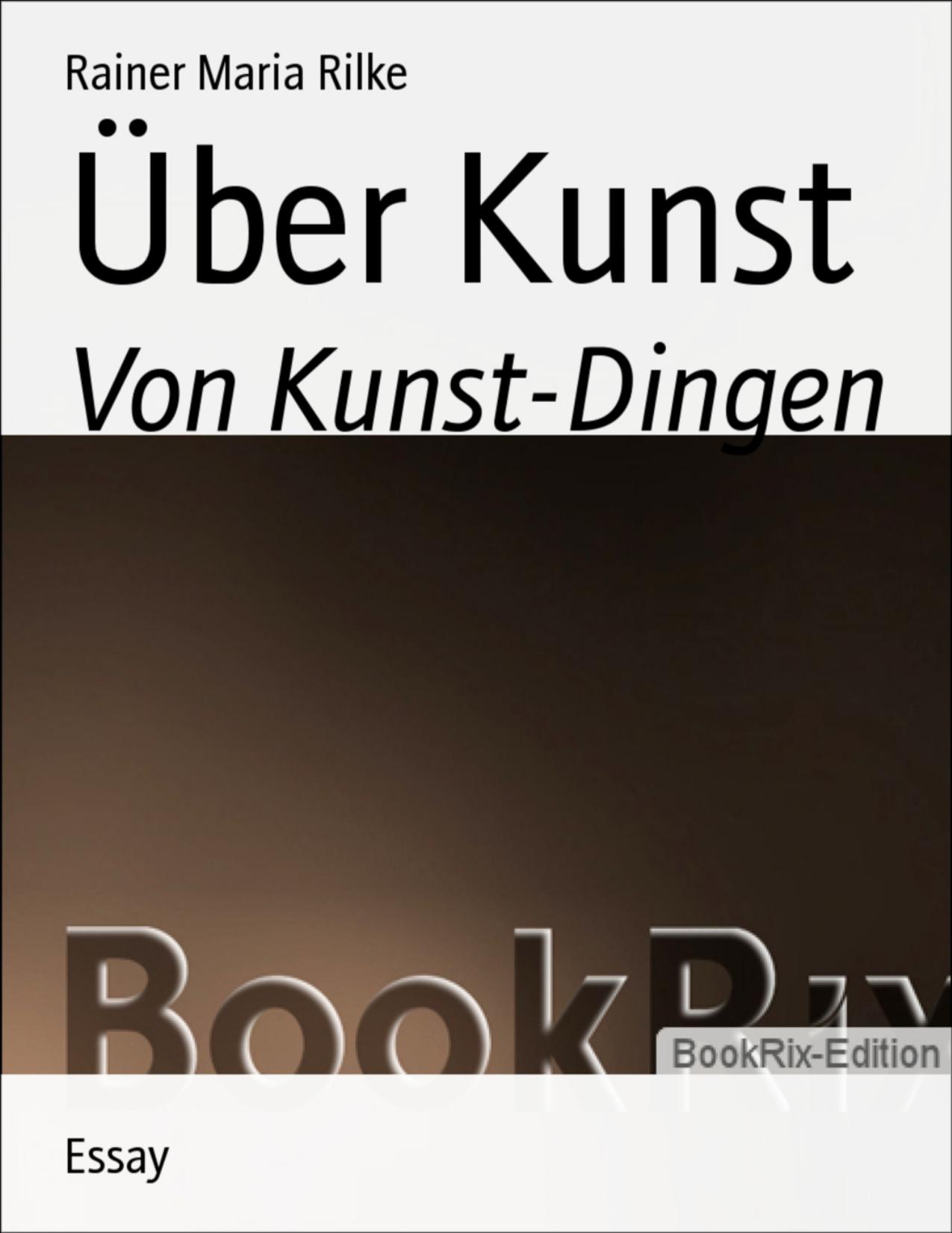 Buchcover: Über Kunst von Rainer Maria Rilke
