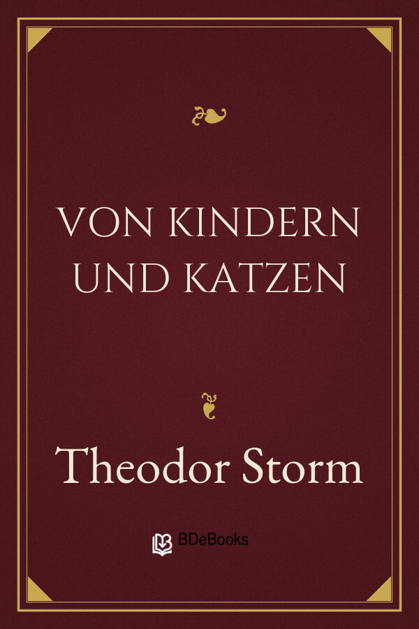 Buchcover: Von Kindern und Katzen von Theodor Storm