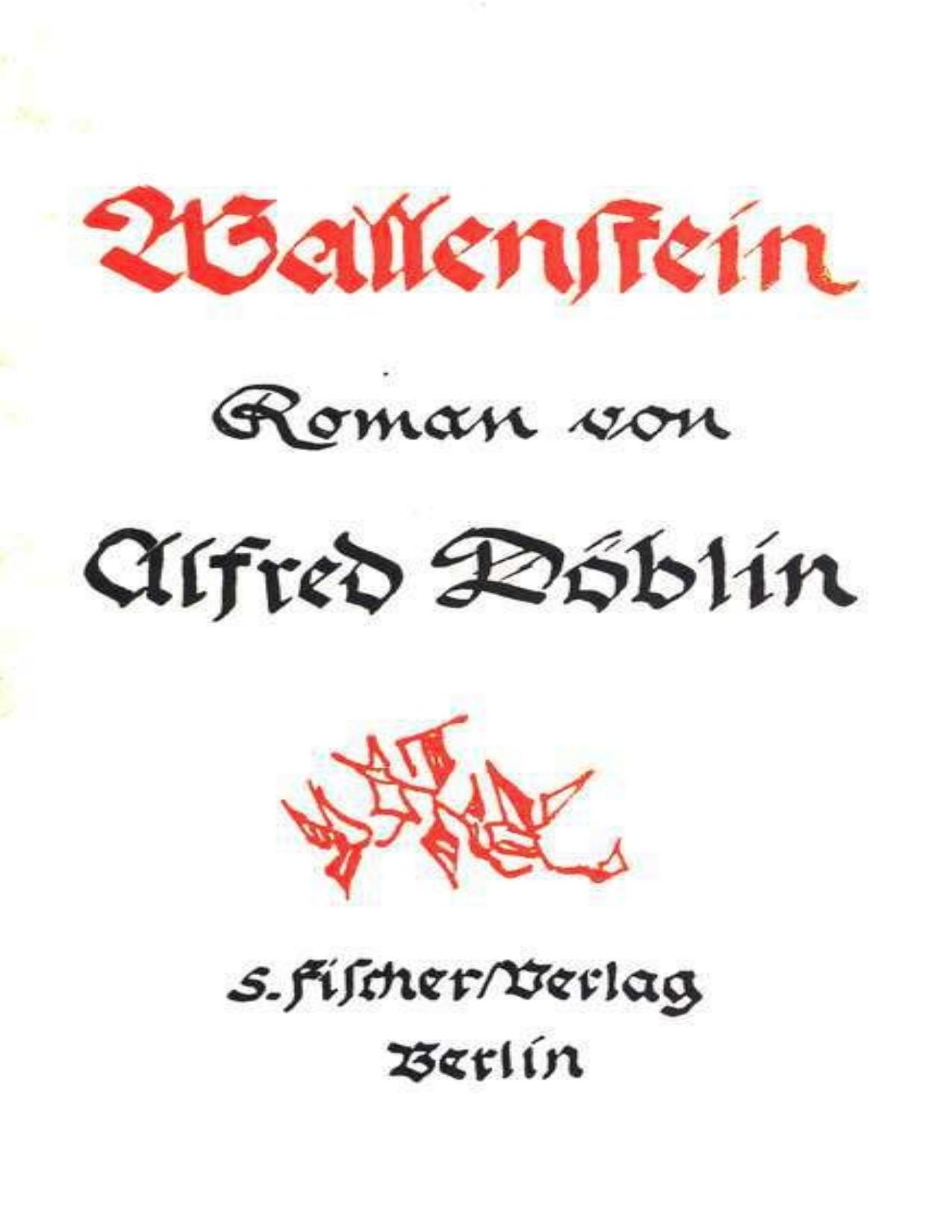 Buchcover: Wallenstein: Zweiter Band von Alfred Döblin