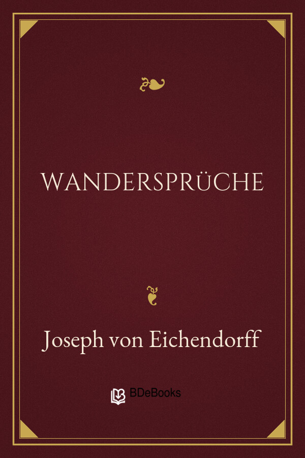 Buchcover: Wandersprüche von Joseph von Eichendorff