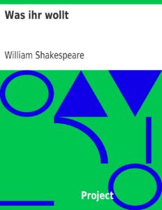 Was ihr wollt by William Shakespeare, book cover