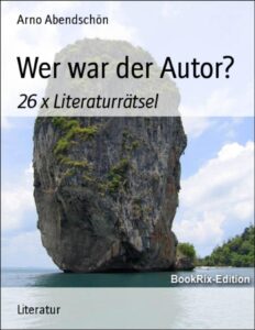Wer war der Autor?, Buchcover
