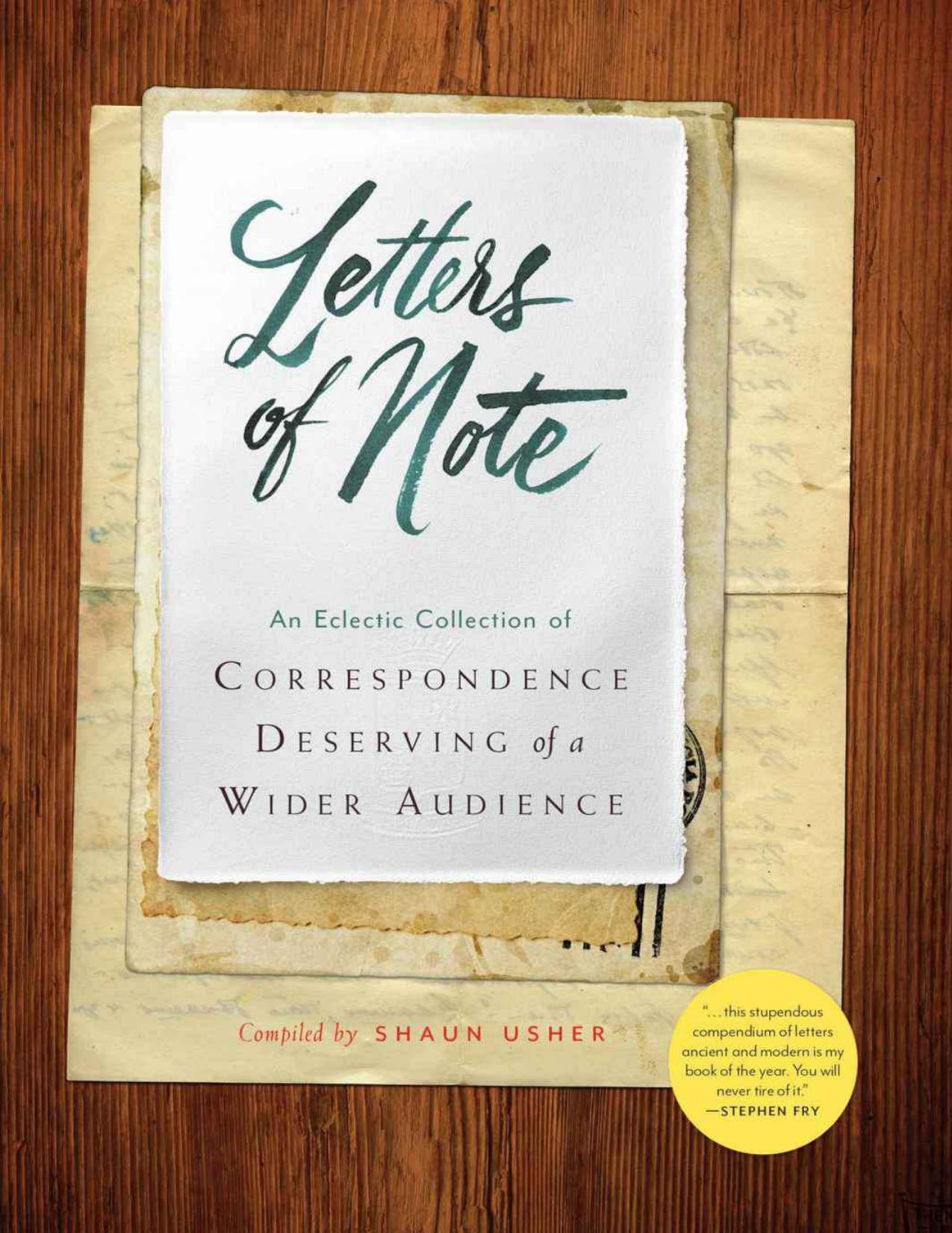 Letters of Note: New York City