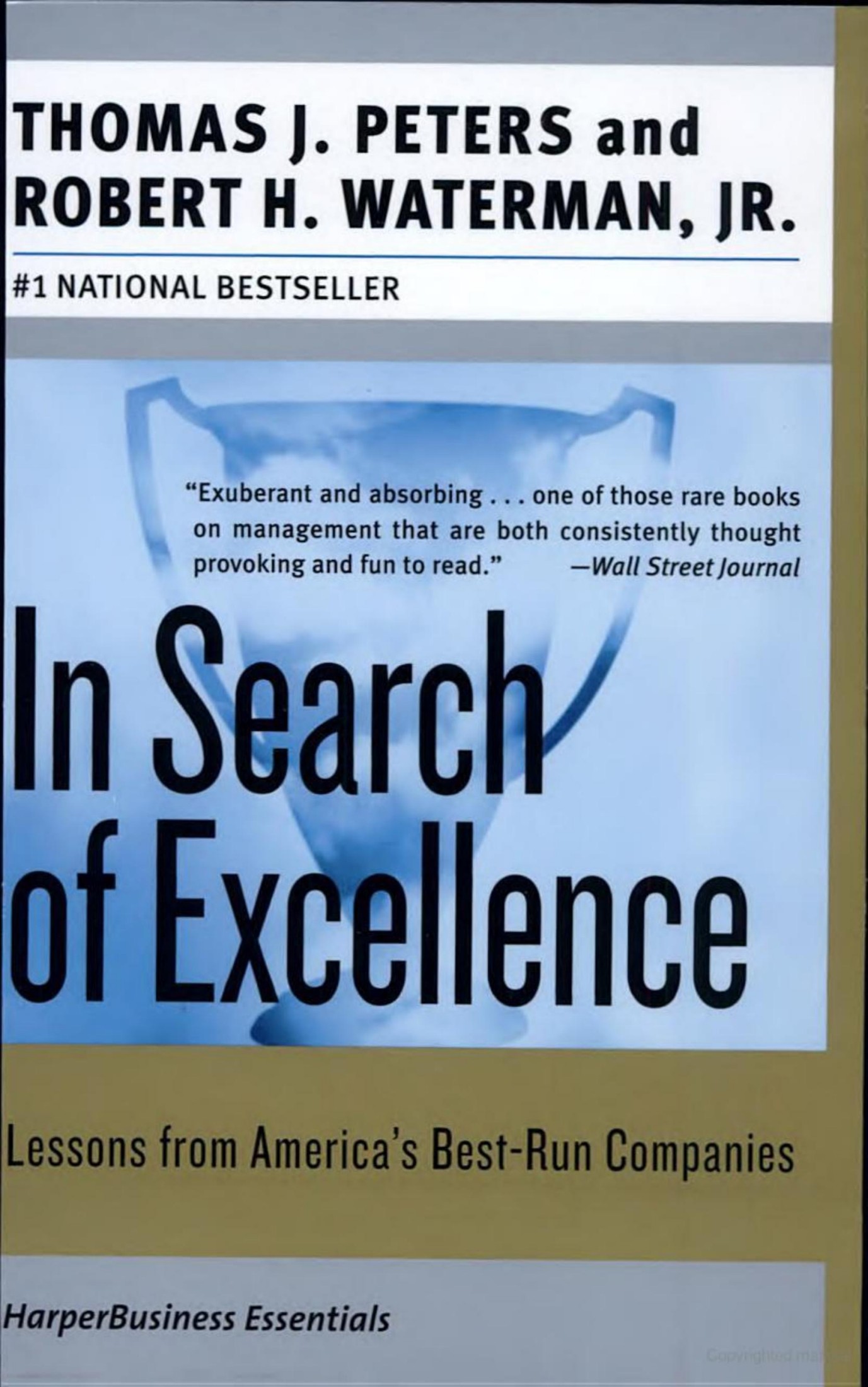 In Search of Excellence