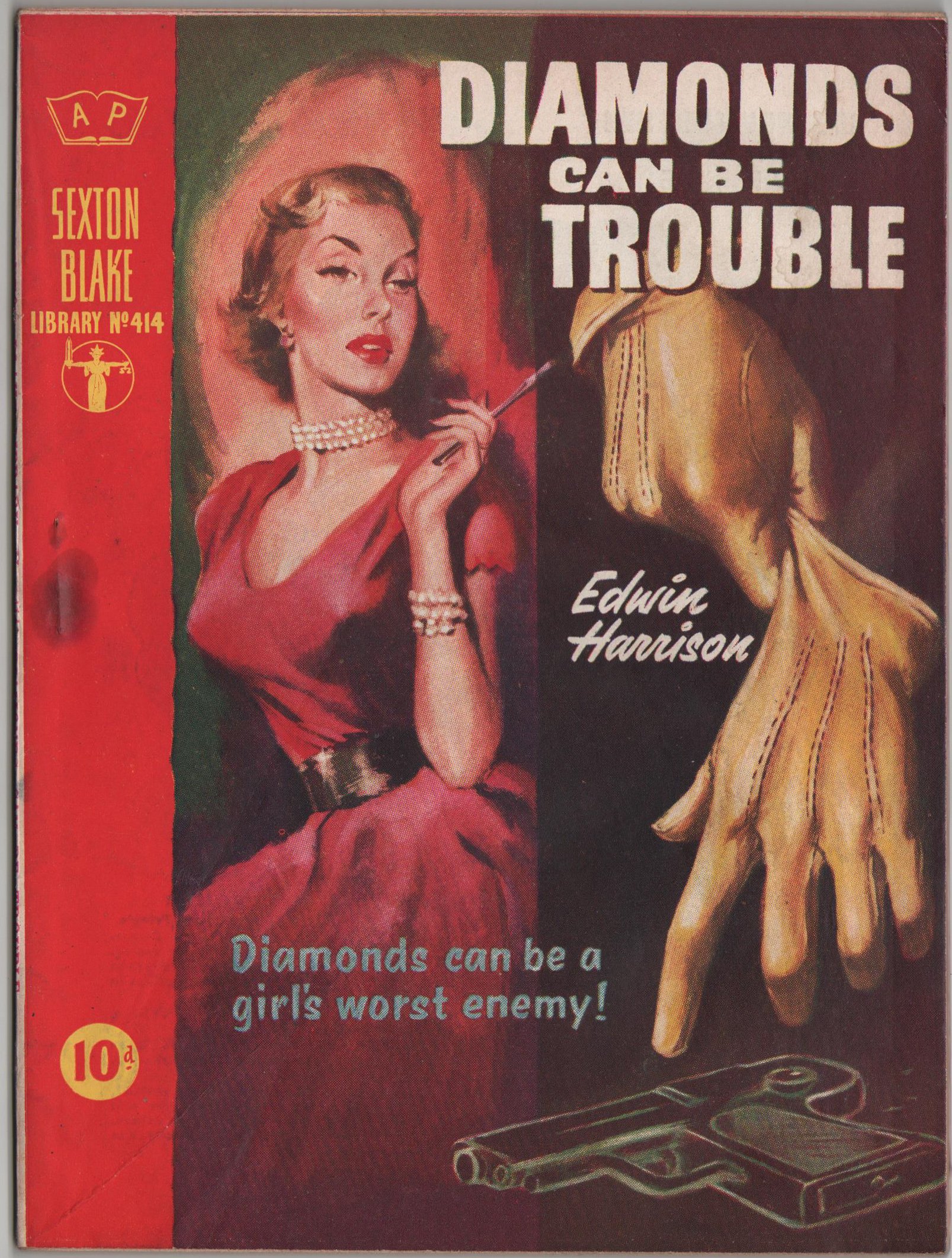 Sexton Blake 414 Diamonds Can Be Trouble