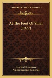 At The Foot Of Sinai