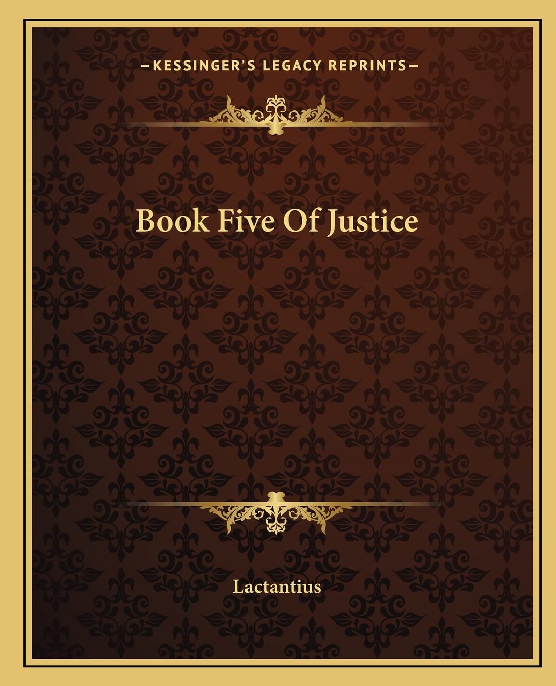 Book Five Of Justice