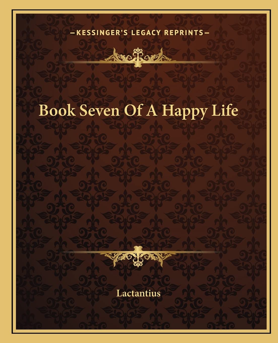 Book Seven Of A Happy Life