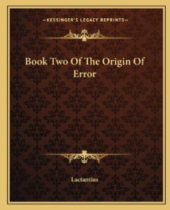 Book Two Of The Origin Of Error