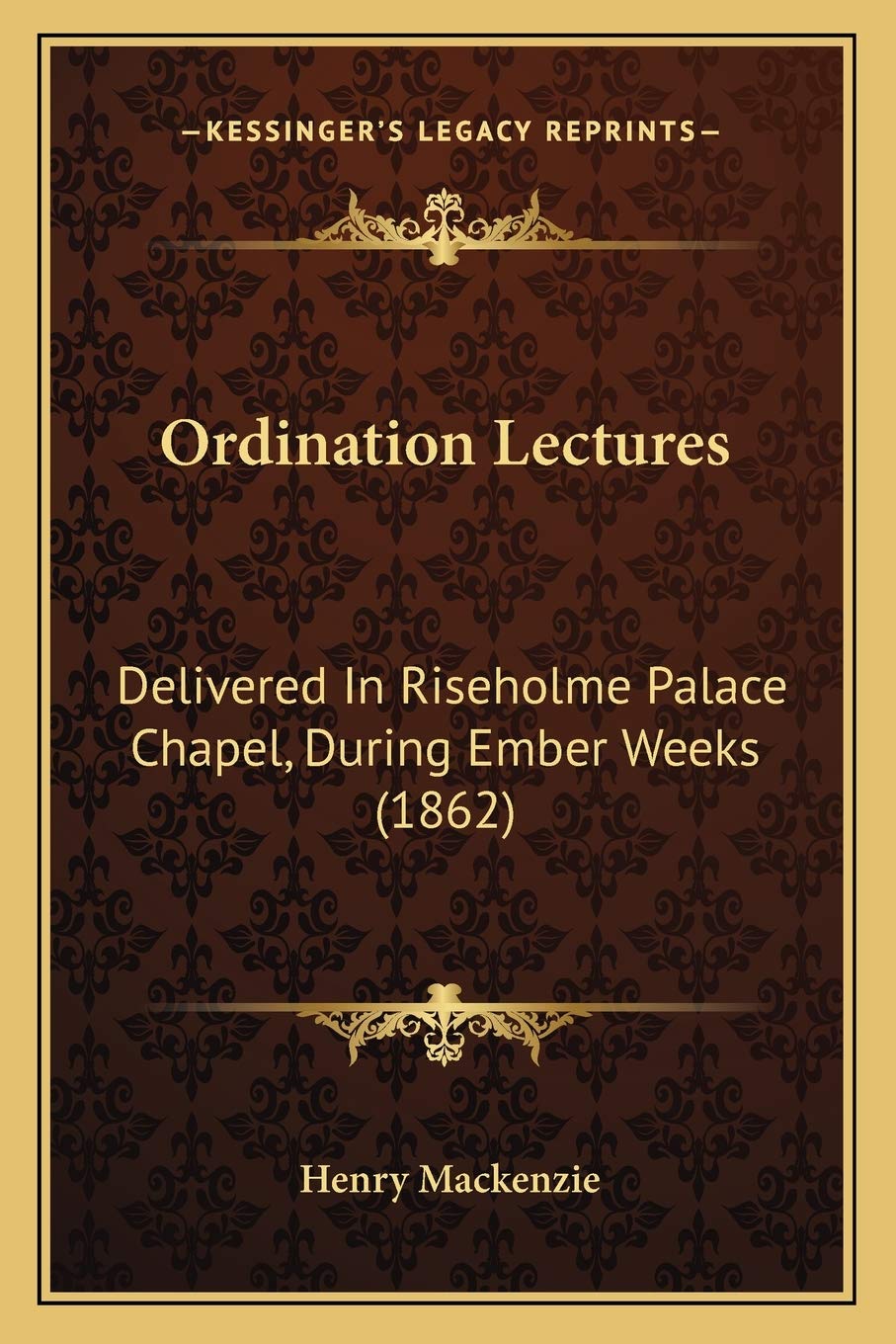 Ordination Lectures