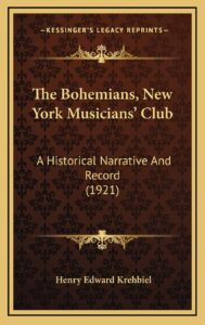 The Bohemians, New York Musicians' Club