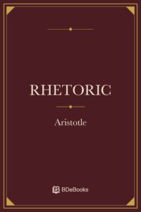 Rhetoric by Aristotle, book cover