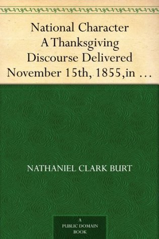 National Character A Thanksgiving Discourse Delivered November 15th