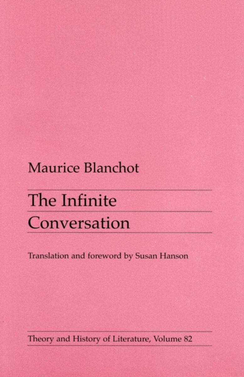 The Infinite Conversation by Maurice Blanchot PDF, EPUB Download or ...