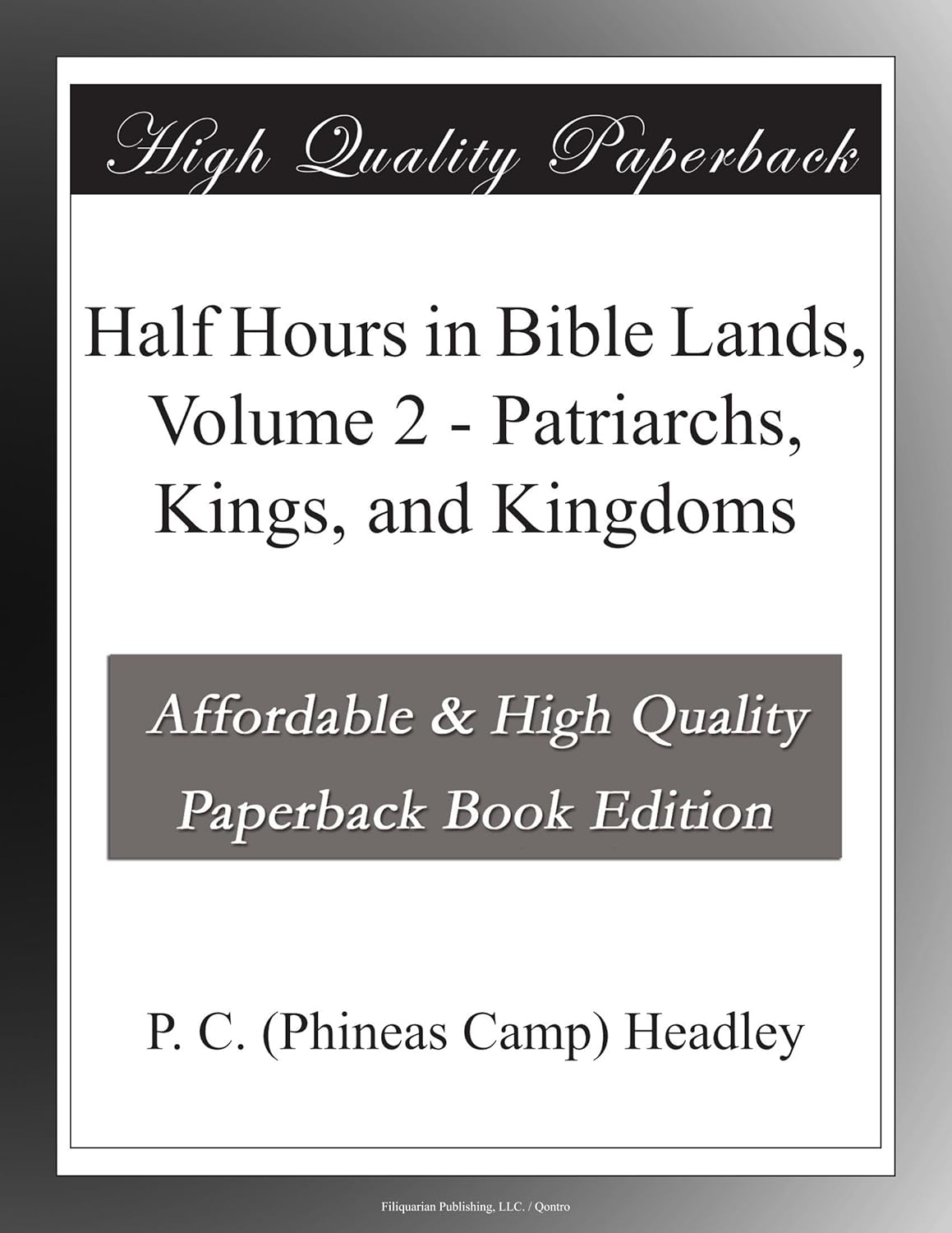 Half Hours in Bible Lands, Volume 2