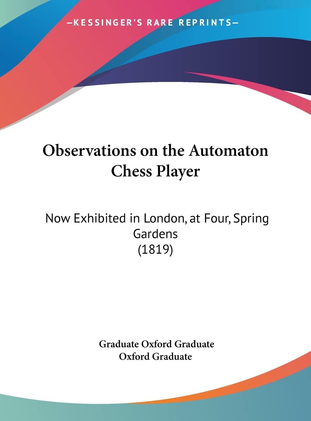Observations on the Automaton Chess Player