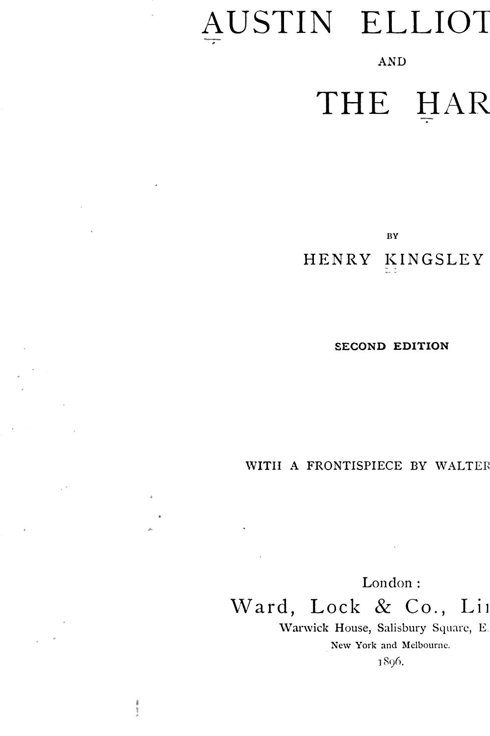 Cover of Austin Elliot and The Harveys