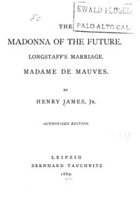 Cover of Longstaff’s Marriage
