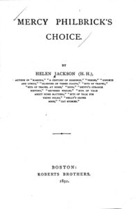Cover of Mercy Philbrick’s Choice