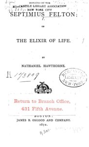Cover of Septimius Felton